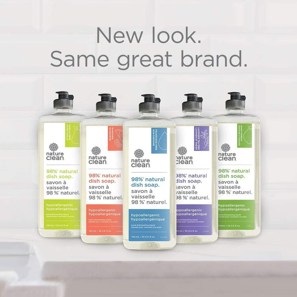 Nature Clean Nature Clean Natural Hand Dish Liquid Vanilla Pear, 740 Ml, 25 Fl Ounce