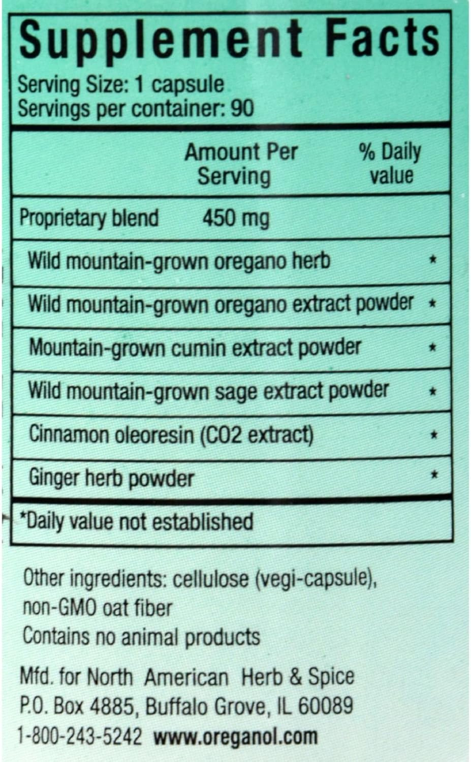 North American Herb & Spice Oregaresp - 90 Veggie Capsules - Immune & Respiratory Health - Cumin, Sage, Oregano Oil - Safe For Children & Pets, Non-Gmo - 90 Servings