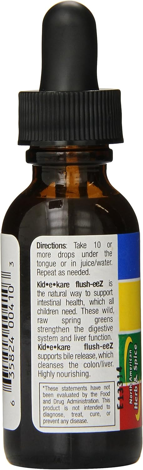 North American Herb And Spice, Kid-E-Kare Flush-Eez, 1-Ounce