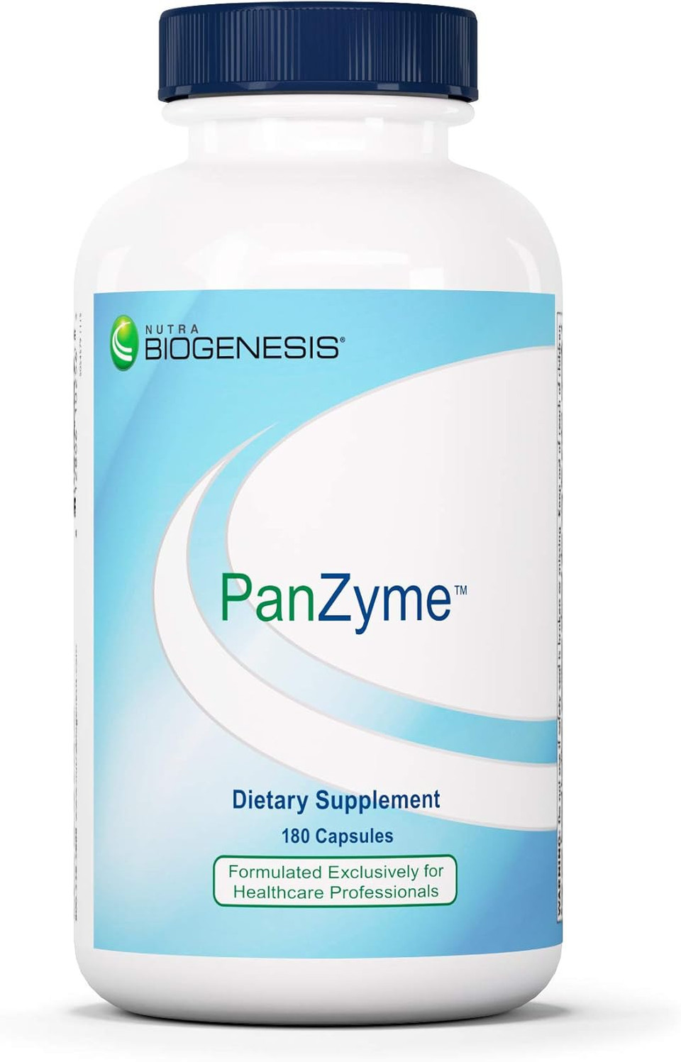 Nutra Biogenesis Panzyme - Betaine Hcl With Pepsin, Pancreatin, Lipase And Protease, Cellular Energy, Nervous System And Metabolic Health Support - 180 Capsules