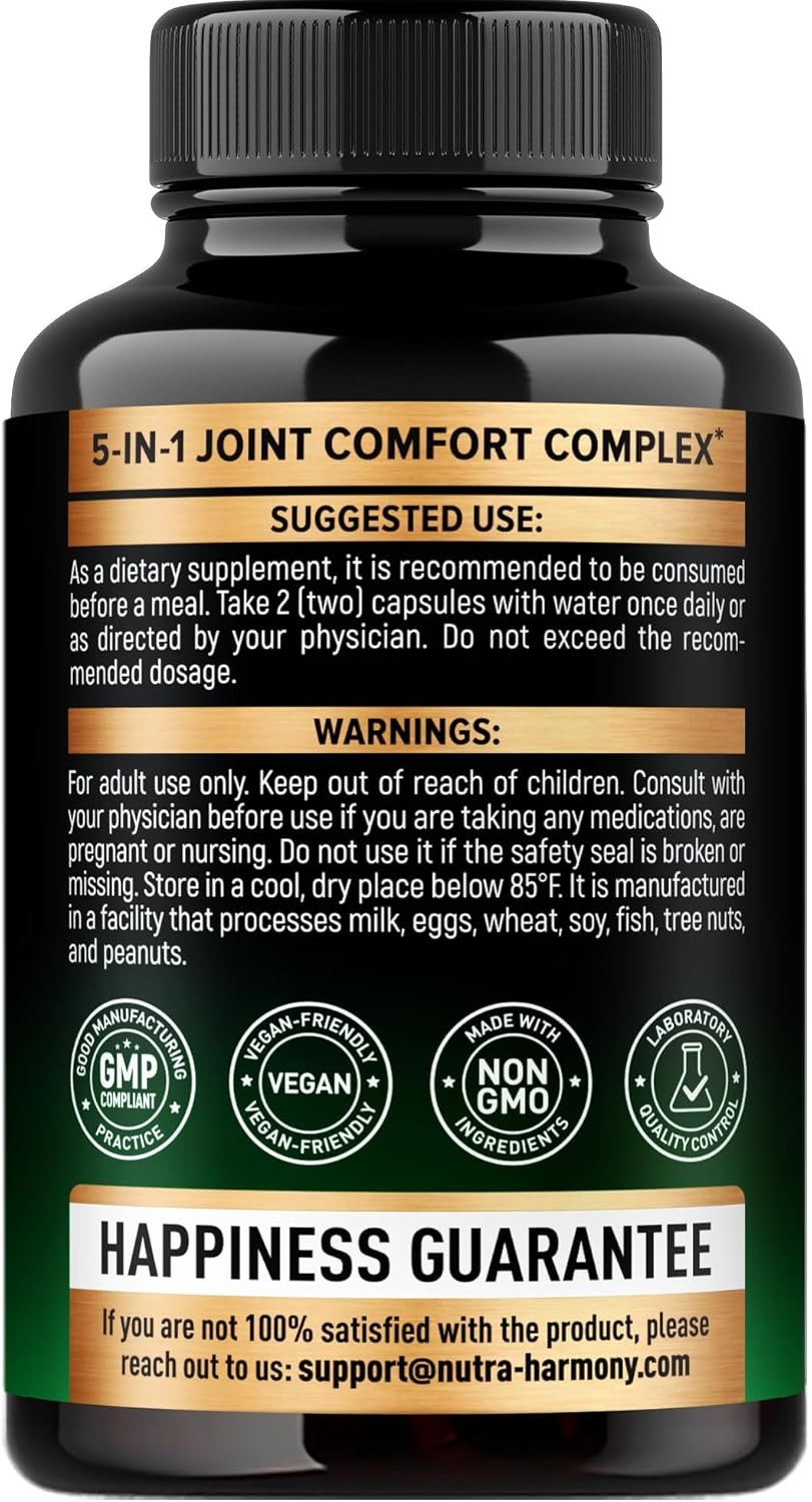 Nutraharmony Glucosamine Chondroitin & Boswellia Extract Capsules