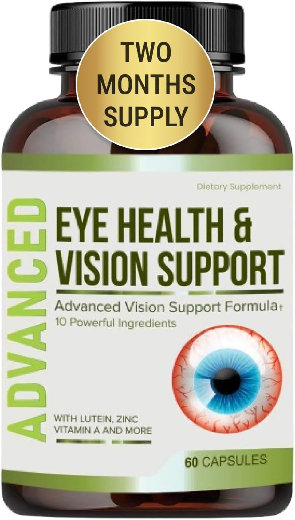 Nutrapro Eye Health & Vision SupportEye Supplements For Adults With Lutein Eye Vitamins For Macular Health, Eye Vision, Eye Strain, And Fatigue.With Zinc And Vitamin A To Support Sharp Vision