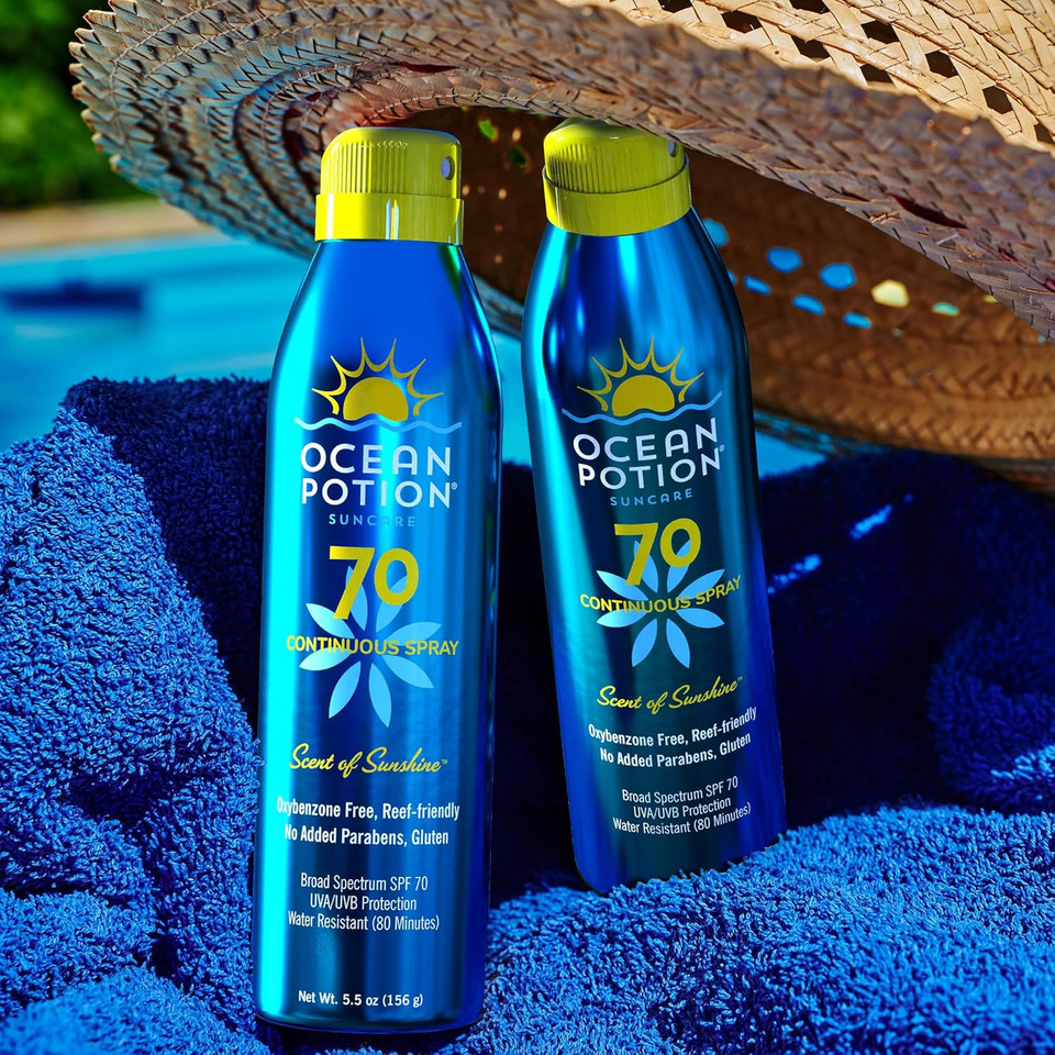 Ocean Potion Sunscreen Body Spray Spf#70 5.5Oz C-Spray