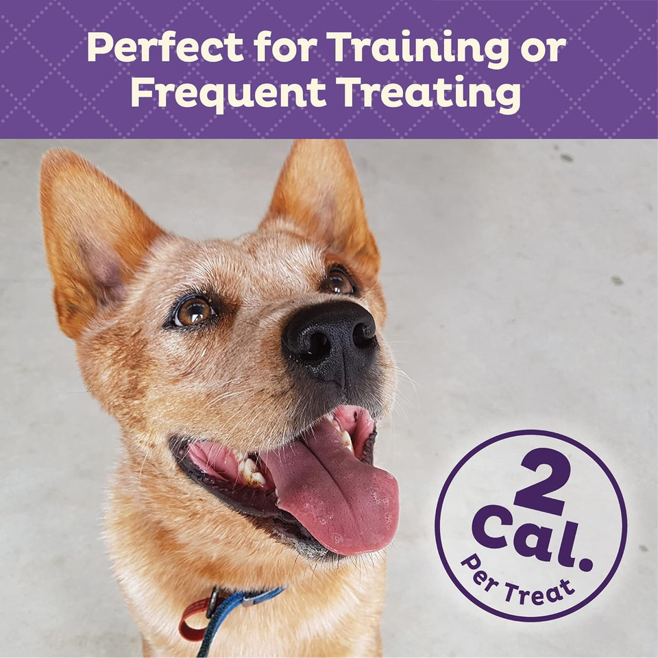 Old Mother Hubbard Wellness Soft & Chewy Pleas'N P.B. Bacon Dog Biscuits, Natural, Training Treats, Peanut Butter & Bacon Flavor, Mini Size, (8 Ounce Bag)