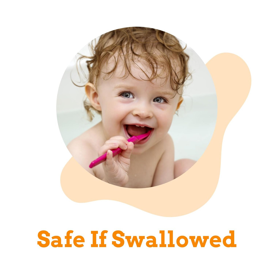 Orajel Kids Elmo & Cocomelon Training Toothpastes Fluoride-Free 1.5Oz Tubes - #1 Pediatrician Recommended