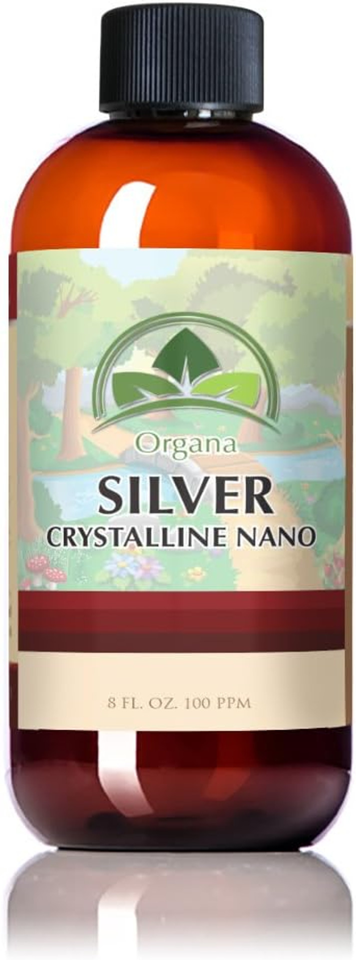 Organa Nano Colloidal Silver 8 Oz (100 Ppm)- The Best Colloidal Silver - Colloidal Minerals