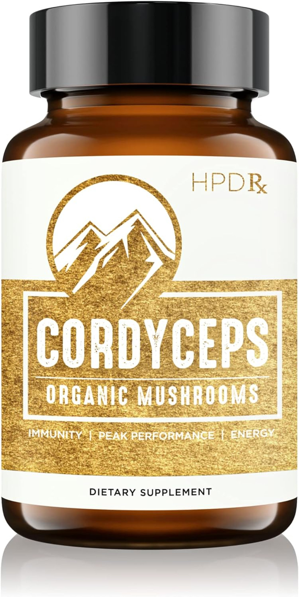Organic Mushrooms Bundle | Mushroom Rx, Lions Mane & Cordyceps | For Immunity, Mind & Body Health