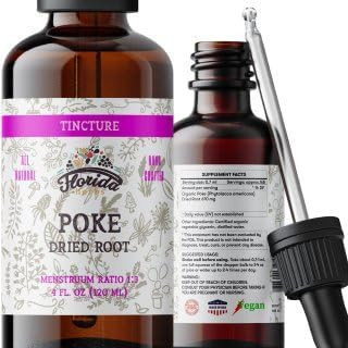 Organic Poke Root Tincture | Poke Extract Liquid For Immune & Lymphatic Support | Alcohol-Free, Vegan, Non-Gmo Supplement | Made In Usa | 2 Fl Oz
