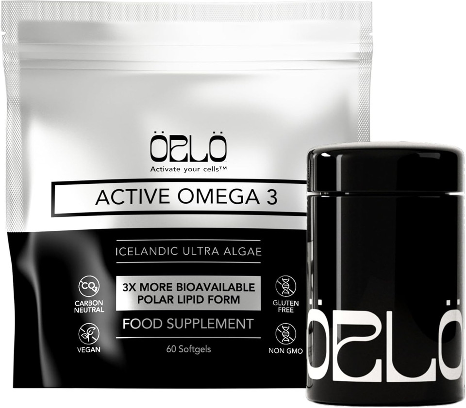 Orlo Omega 3 - Triple Strength Vegan Omega3S Supplement - Plant Based Dha & Epa Fatty Acids - Algae Omega-3 Oil - Krill Or Fish Oil Alternative (60 Mini Softgels Kit)