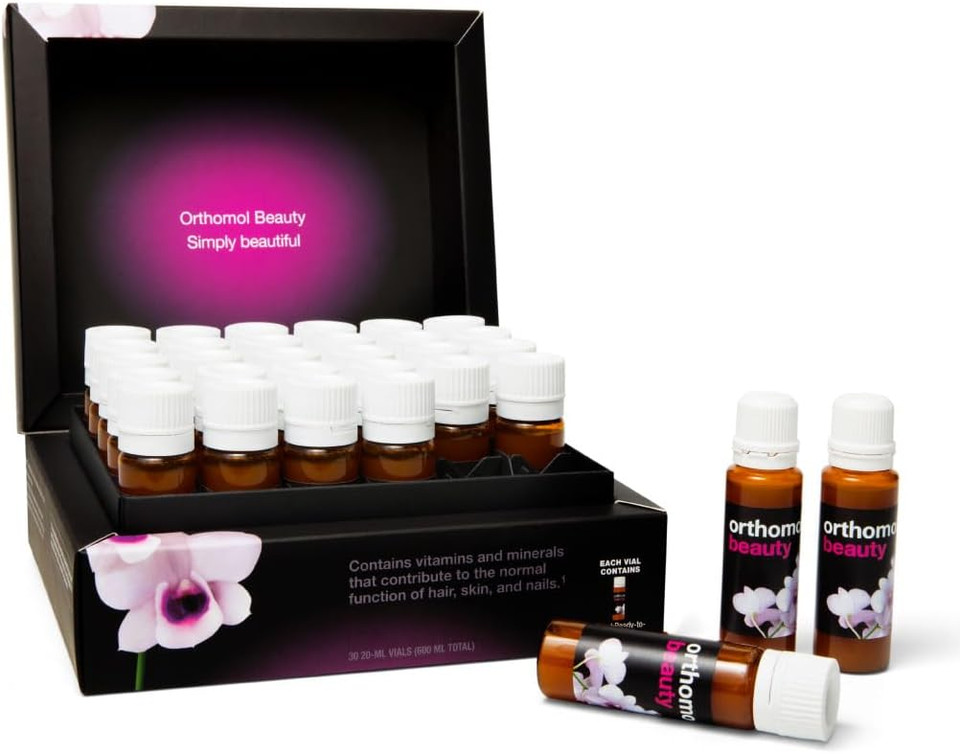 Orthomol Beauty, Women'S Beauty Supplement, 7-Day Supply, Supports Hair, Skin, And Nail Health, Collagen Supplement With Coenzyme Q10