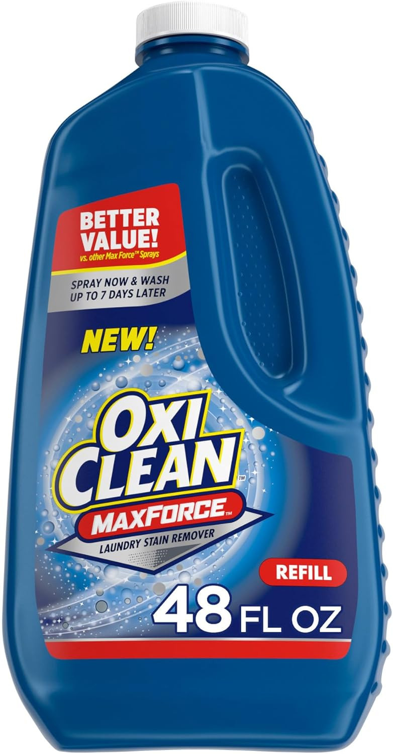 Oxiclean Max Force Laundry Stain Remover Spray Refill, 48 Fl Oz