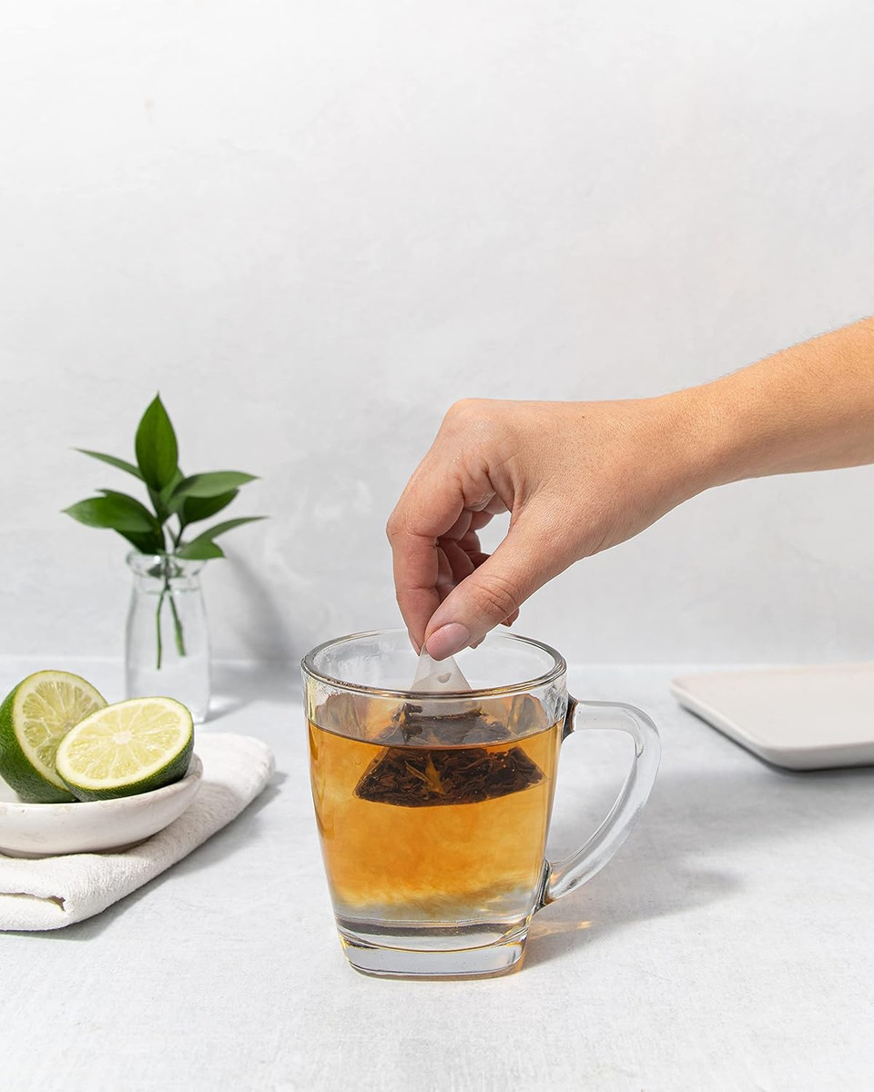 Paromi Tea Hibiscus Berry Herbal Infusion, Resealable Pouch, 50 Count