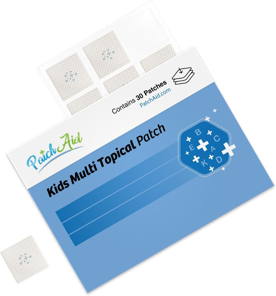 Patchaid Kids Multi Plus Topical Patch With Omega-3 30-Day Supply