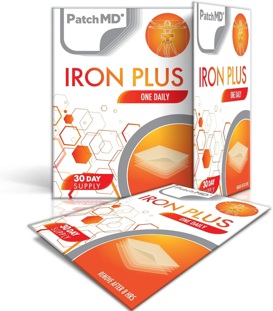 Patchmd  Iron Plus Topical Patches - 30 Days Supply