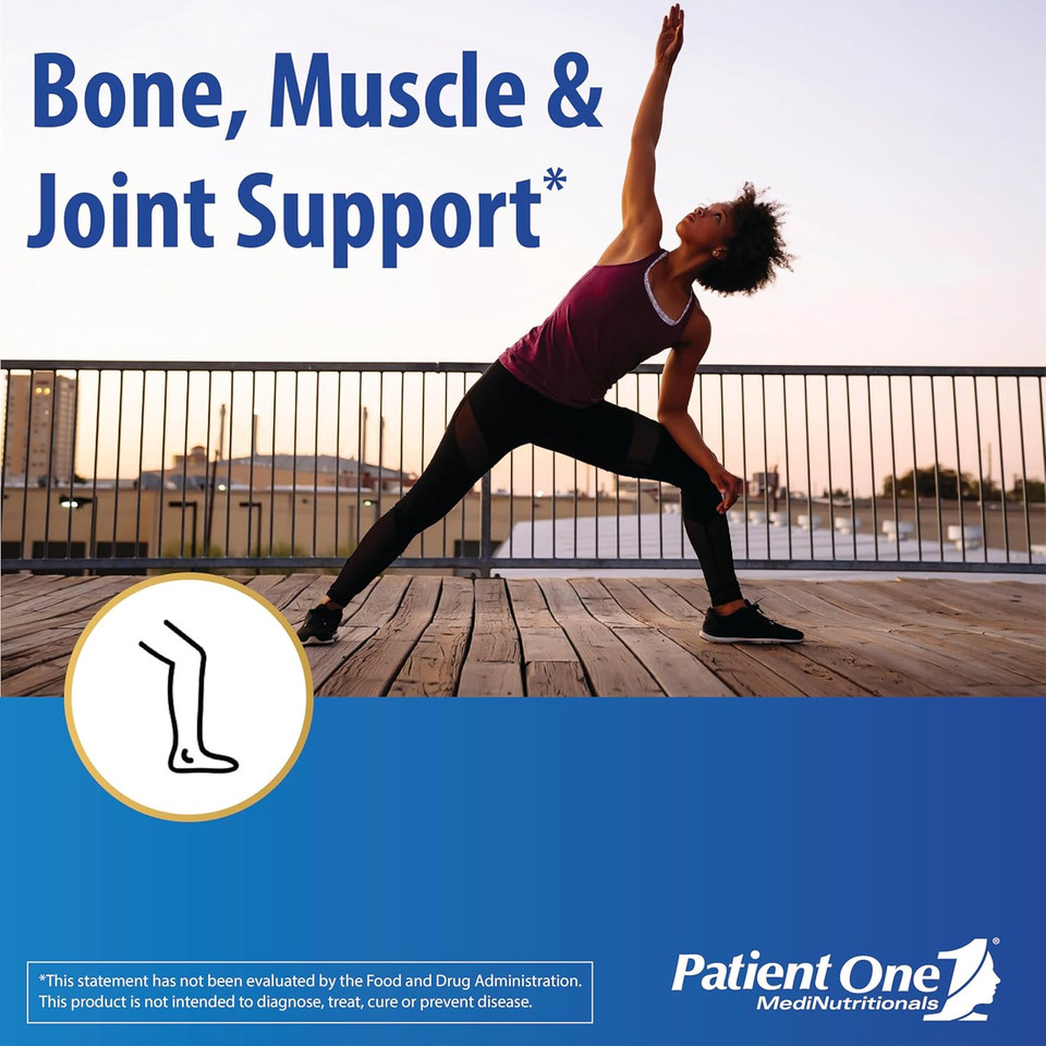 Patient One Calcium Citrate Plus Vitamin D3 | Supplement To Support Bone And Heart Health* | Enhanced Absorption | 90 Capsules