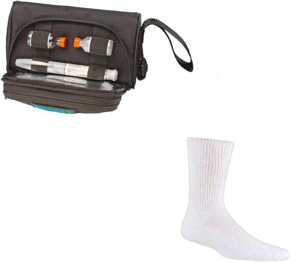 Pen Plus Insulin Carrying Case And Diasox Bundle | Pen+Blk-Diasox-Xl