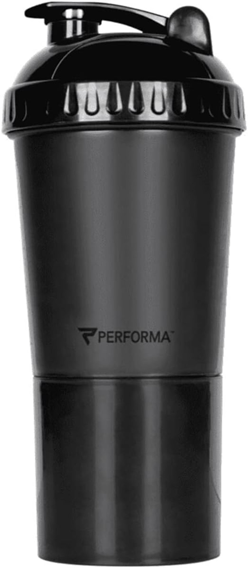 Perfectshaker Plus Shaker Cup, 24 Oz - Black, Leak Free, Shatterproof, Water Bottle Shaker Bottle With Actionrod Sports Mixer Technology