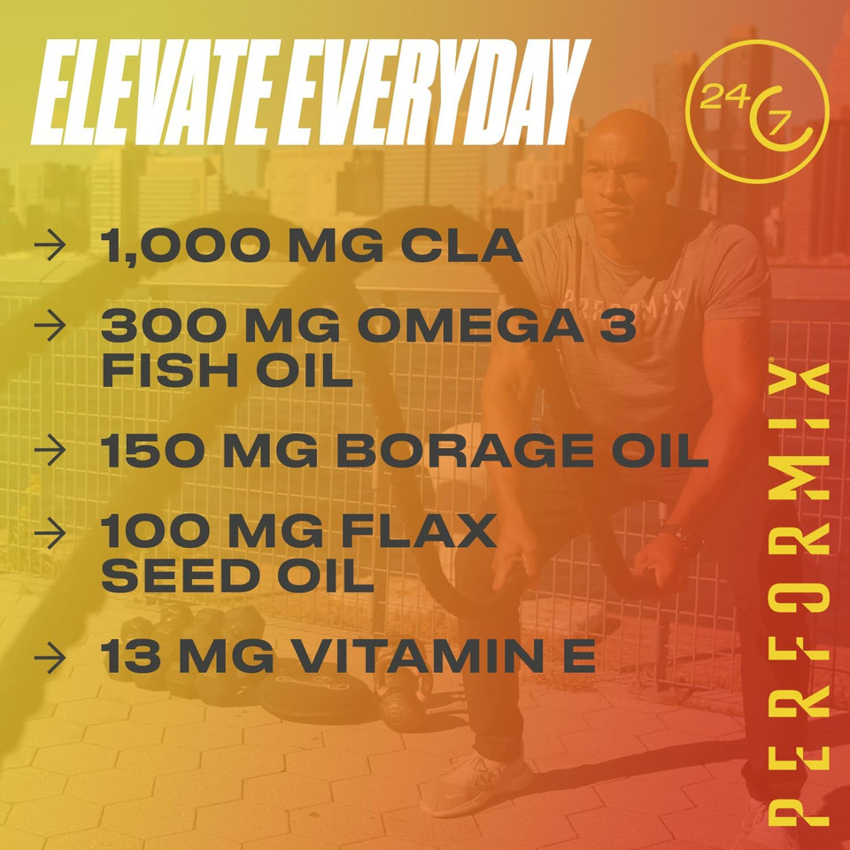 Performix - Sst Abcuts - Cla 1,000 Mg - Stim Free - Thermogenic - Fitness Goals - Metabolism Booster - Health & Wellness - Safflower Oil, Omega 3, Flax Seed & Vitamin E - Pre Workout - 160 Softgels