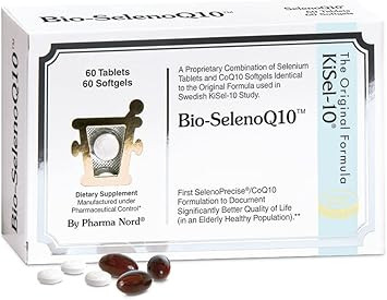 Pharma Nord Bio-Selenoq10 Anti-Aging Supplement| Coq10 100Mg & Selenium 100Mcg | Supports Cellular Health & Longevity | Slows Cellular Aging | Backed By Research | 60 Softgels & 60 Tabs