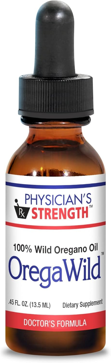 Physician'S Strength Oregawild - 13.5 Ml - 100% Wild Oregano Oil - 216 Servings