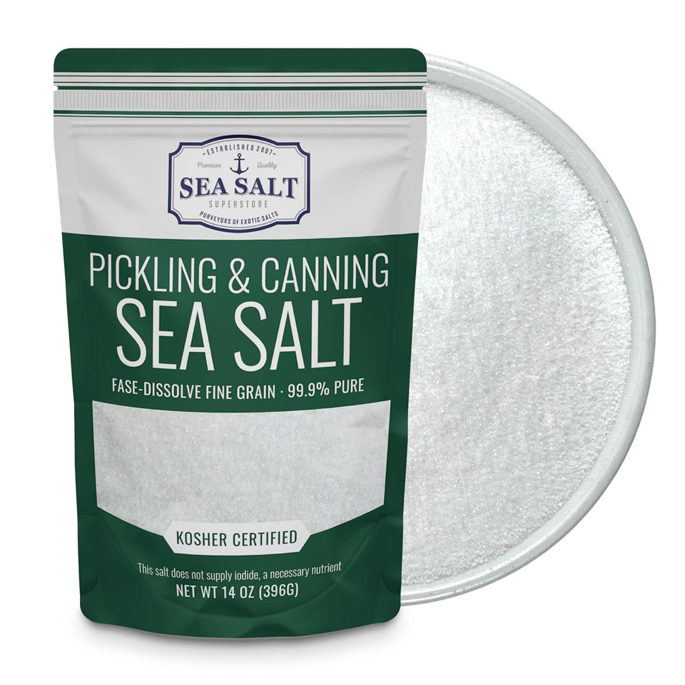 Pickling & Canning Pickling & Curing Salt For Natural Preserving, Fine Kosher Salt For Brining, 30 Oz Bag, Non Iodized