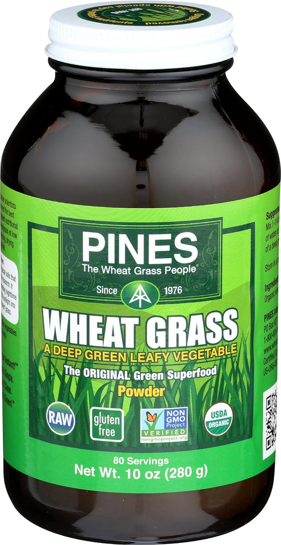 Pines Organic Mighty Greens Superfood Blend, 8 Ounce
