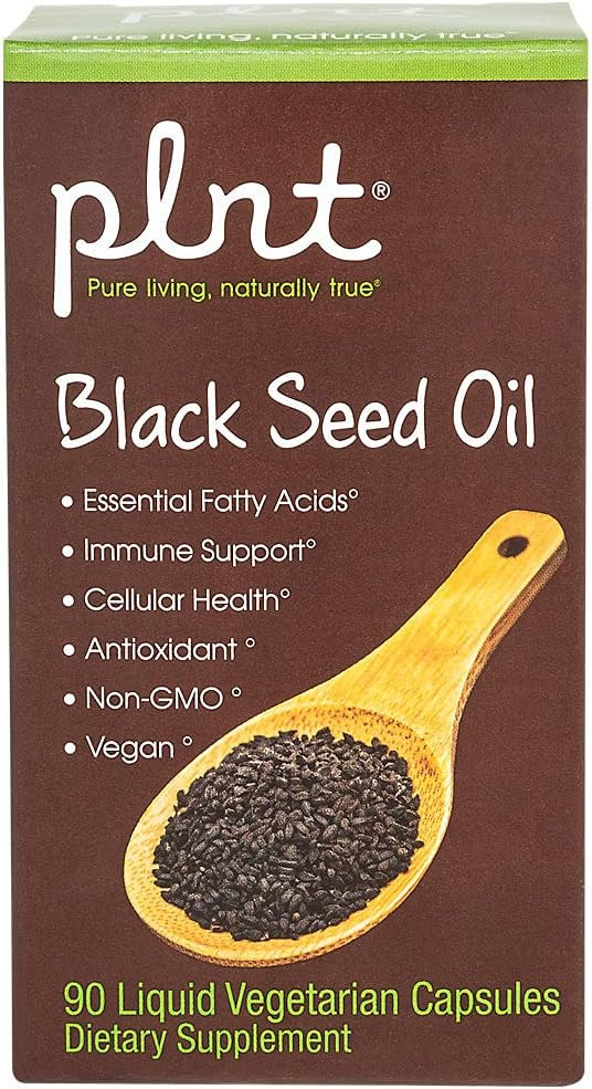 Plnt Black Seed Oil Capsules (90 Liquid Veggie Capsules)