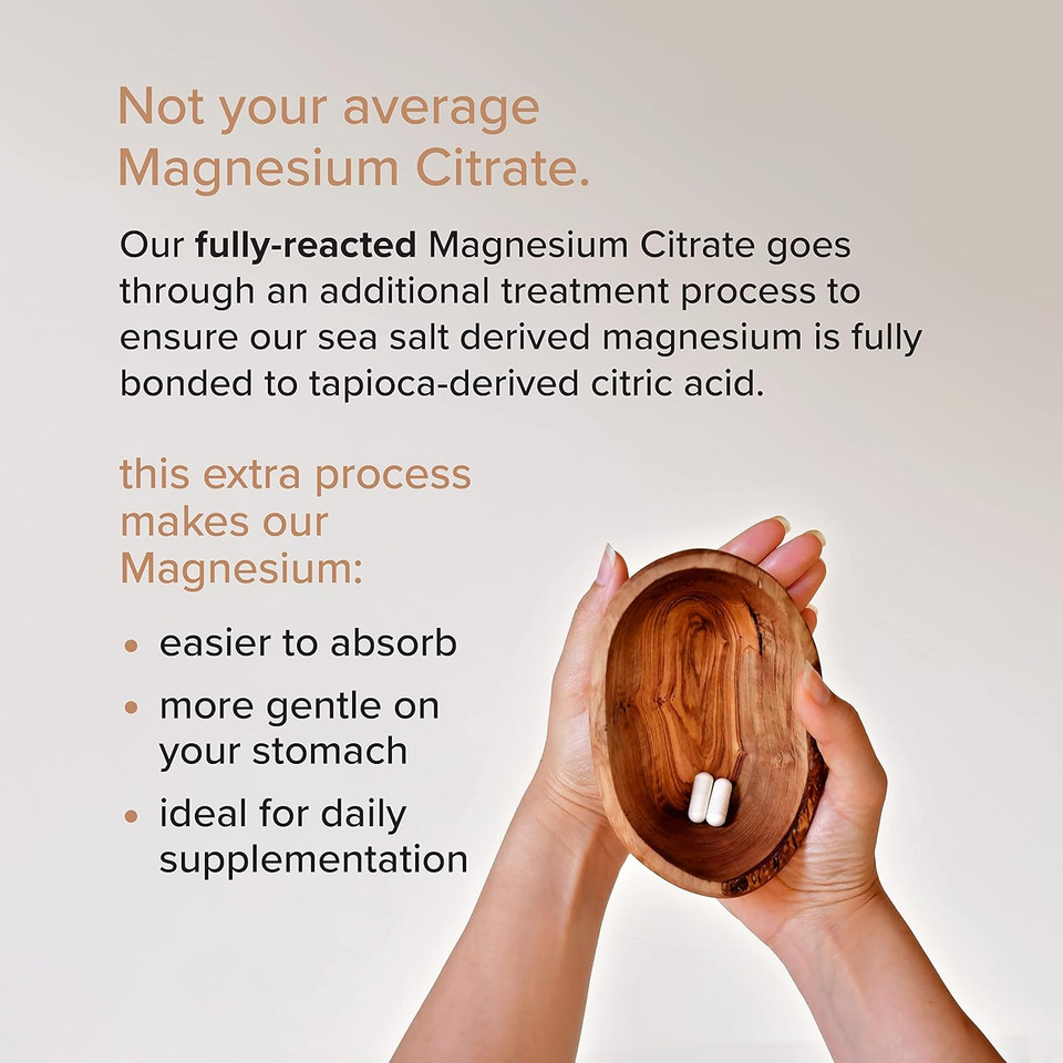 Potent & Pure Magnesium & Zinc Complex - Fully Reacted Magnesium With Chelated Zinc Picolinate - By Rootcha | 120 Capsules