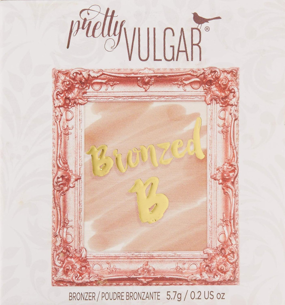 Pretty Vulgar Bronzed B Powder Bronzer, Highly-Pigmented, Smooth, Matte Bronzing Face Powder, Vegan, Gluten-Free & Cruelty-Free, 5.7G / 0.2 Oz