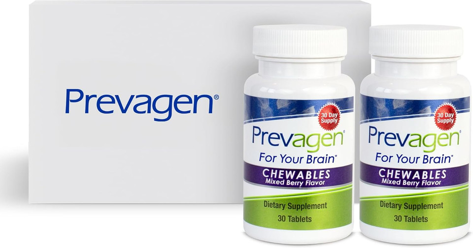 Prevagen Regular Strength Mixed Berry Chewables - 30 Count | Formulated For Your Brain | 10Mg Of Apoaequorin Plus Vitamin D3