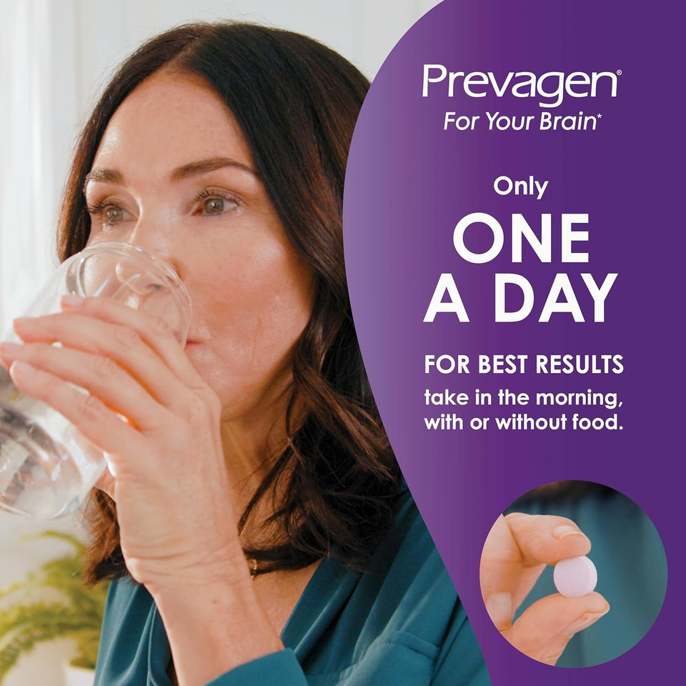 Prevagen Regular Strength Mixed Berry Chewables - 30 Count | Formulated For Your Brain | 10Mg Of Apoaequorin Plus Vitamin D3