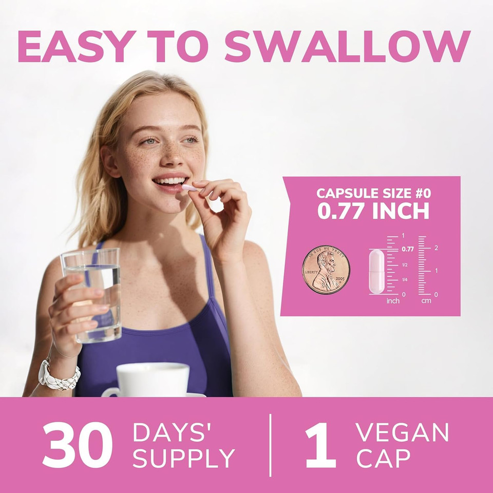 Probiotics For Women 200 Billion Cfu, 36 Unique Strains, With Cranberry Prebiotics & Digestive Enzymes, High Potency Vaginal Probiotics, Full-Spectrum Gut Health, 60 Vegan Capsules