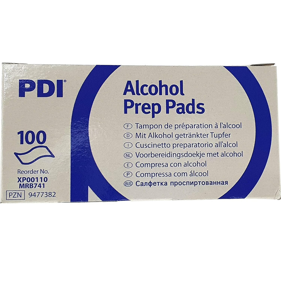 Pt# C69900 Pt# # C69900- Alcohol Prep Pads Sterile Large 100/Bx By, Pdi Professional Disposables (1)