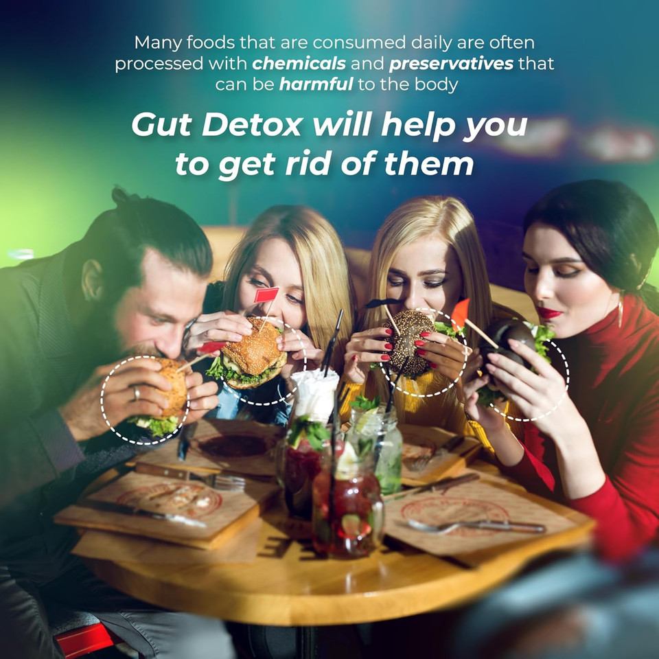 Purehealth Research Gut Cleanse Formula Digestion Supplement - Comprehensive Gut Cleanse With Zeolite Detox & Zeolite Clinoptilolite - Cleanse Harmful Chemicals For Optimal Wellness -1 Bottle