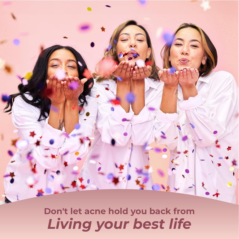 Purehealth Research Hormonal Acne Supplements - Say Goodbye To Breakouts With Acne Supplements For Women - Zinc For Acne - Powerful Acne Vitamins With Vitamin B5, And Barberry Fruit Extract -1 Bottle