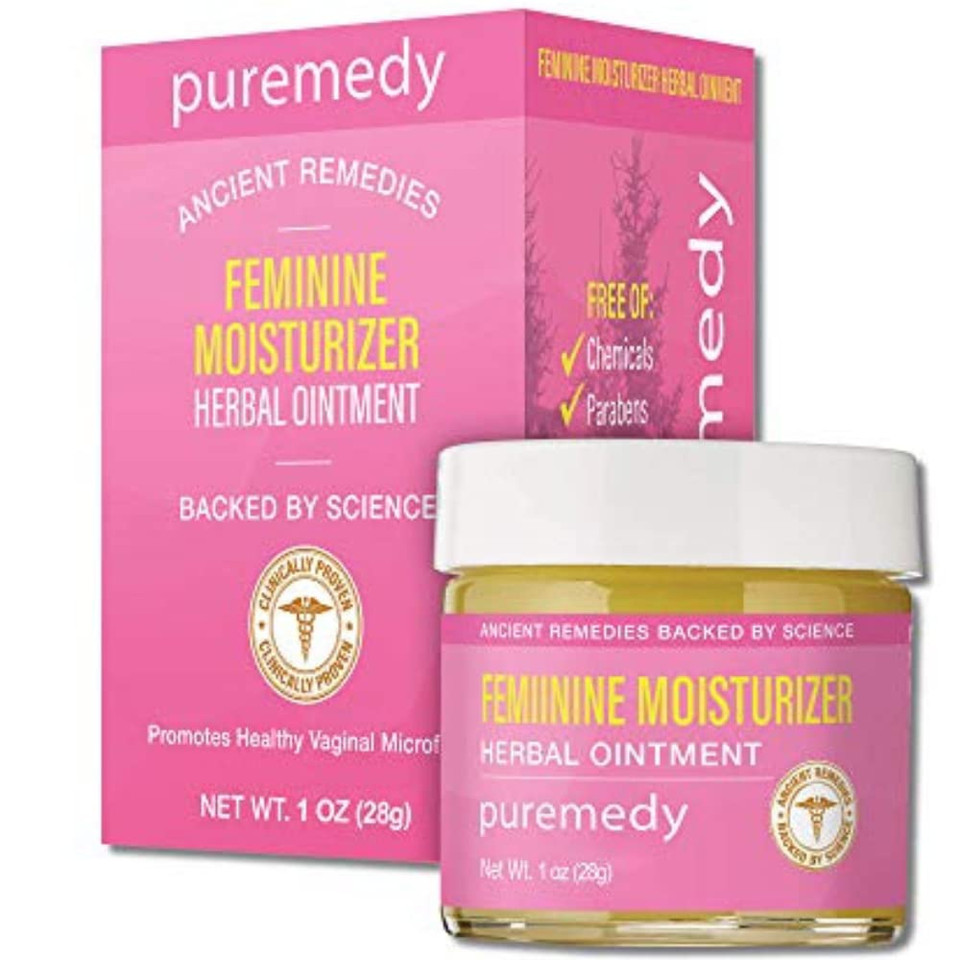 Puremedy Feminine Moisturizer For Women All Natural & Organic Unscented Moisturizing Herbal Salve For Vaginal Dryness (2 Oz)