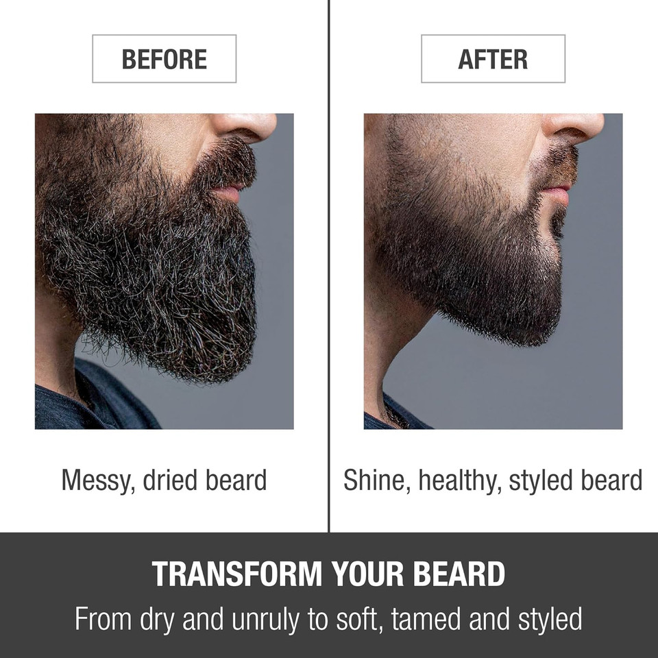 Red By Kiss Groomane Beard Balm Sandalwood, 3Oz, Soften & Tame, Light Hold, Promotes Full, Healthy Look Beard Strengthen Facial Hair, Reduce Breakage