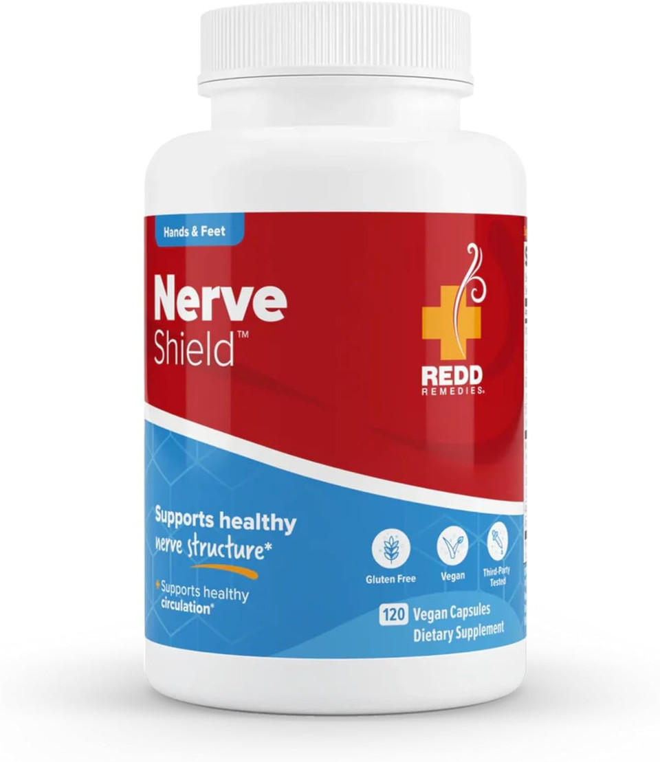 Redd Remedies, Nerve Shield, Supports Healthy Nerve Structure And Circulation, 60 Vegan Capsules