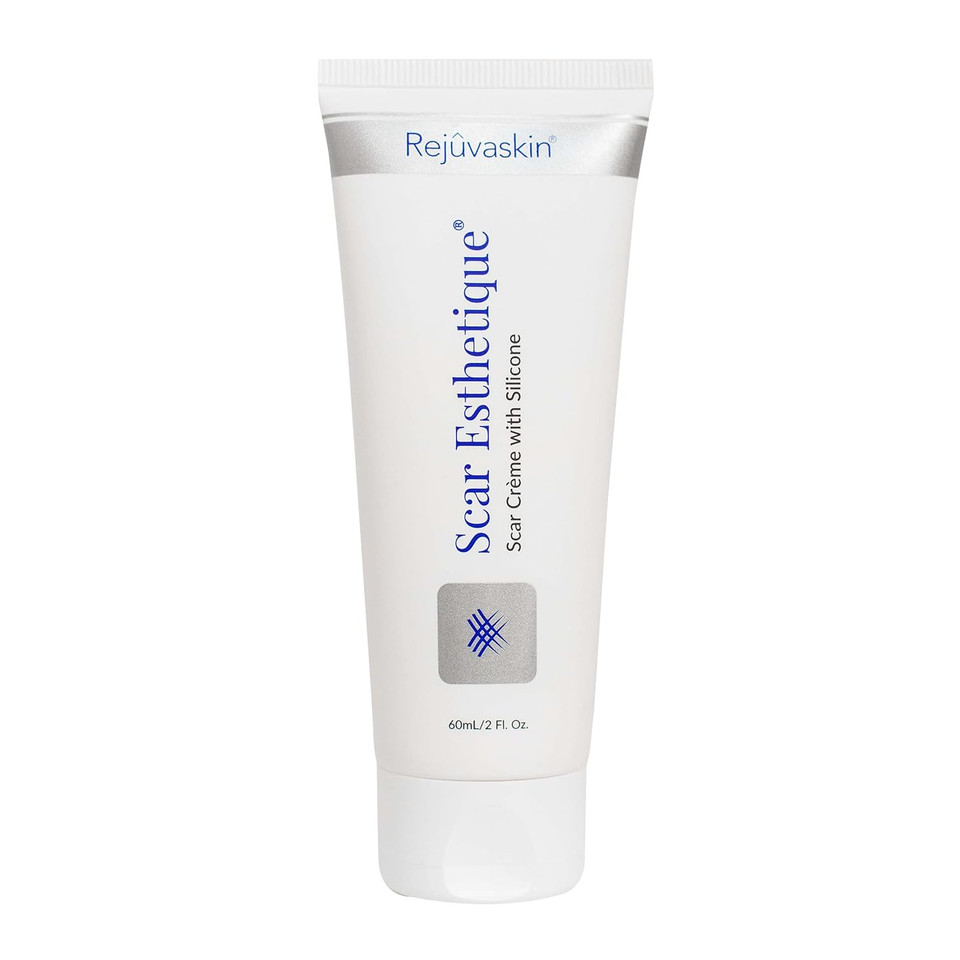 Rejuvaskin Scar Esthetique Scar Cream With Silicone, Reduces The Appearance Of Surgical Scars, Burns, Stretch Marks, Keloids & Acne Scars, 60Ml