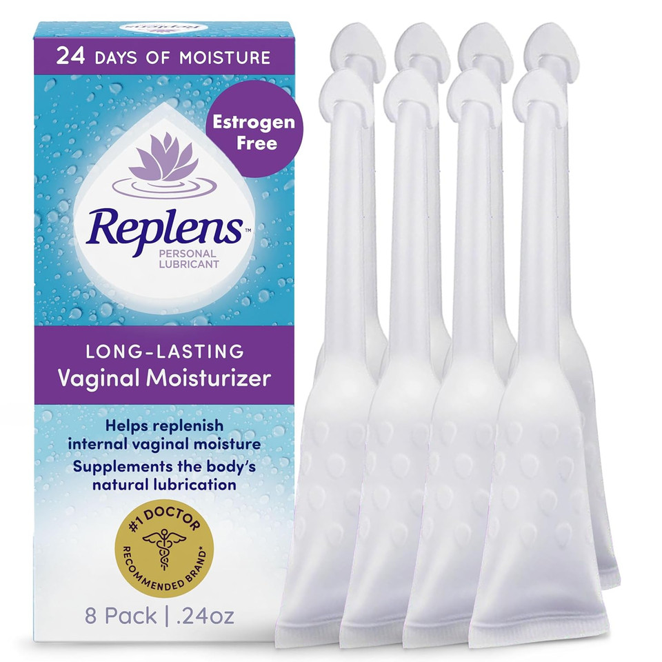 Replens Long-Lasting Vaginal Moisturizer, 8Ct With Single-Use Applicator