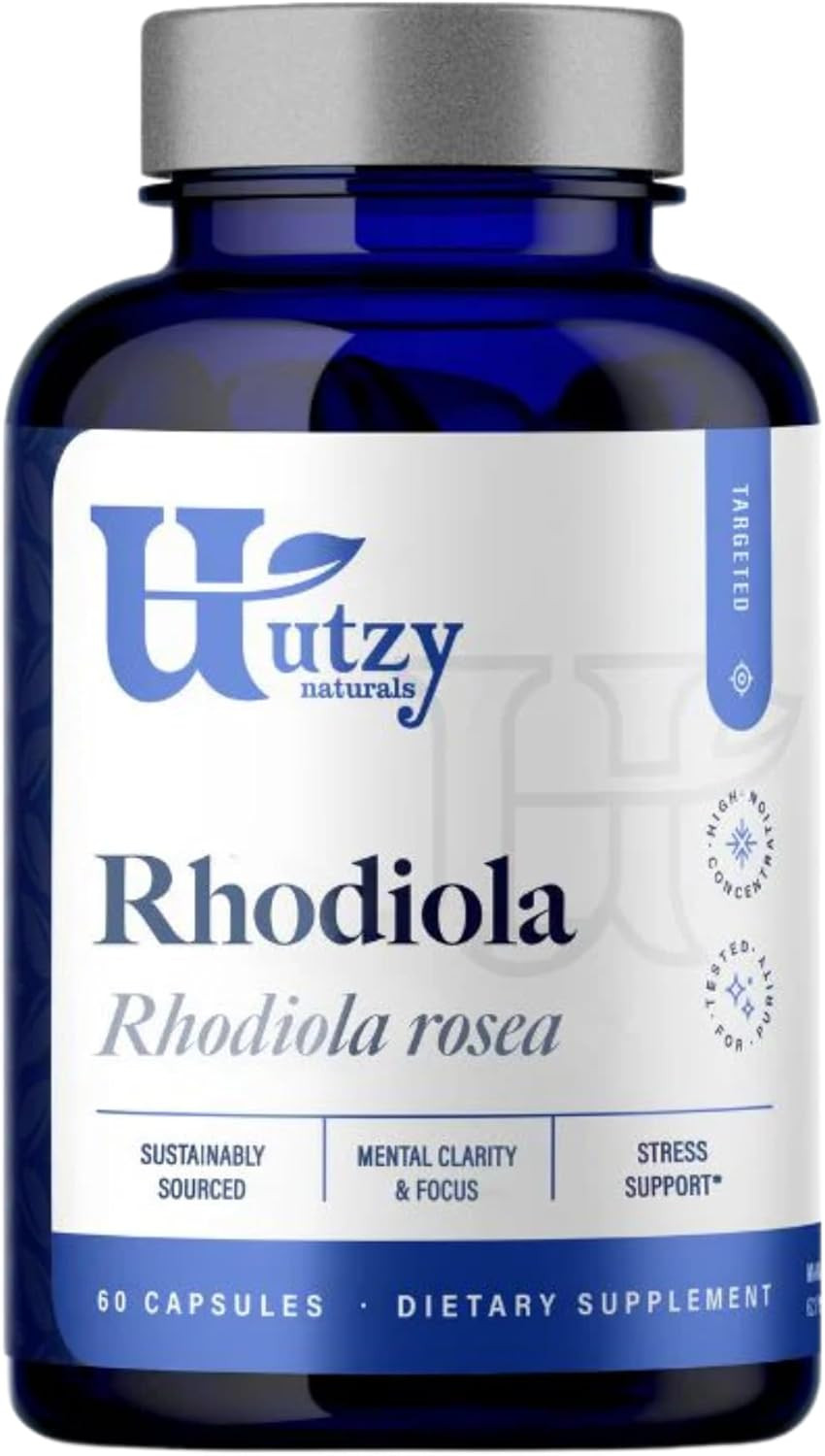 Rhodiola | Natural Adaptogen | Supports Mood And Nervous System Health | 60 Capsules