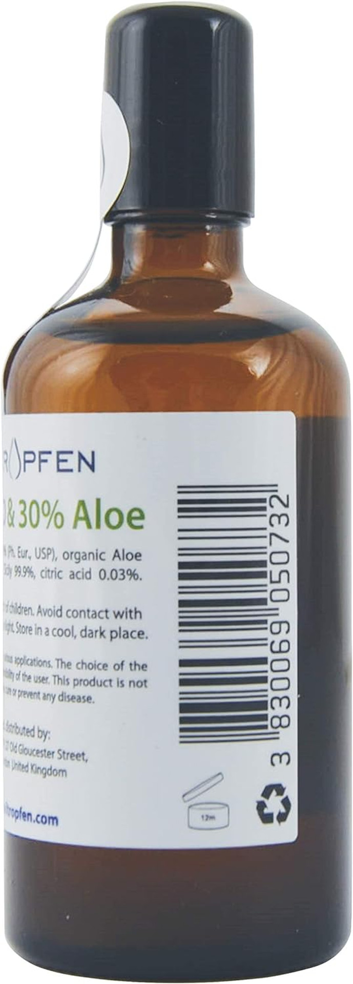 Roll On Dmso And Aloe Arborescense By Dr. Hartmut Fischer | Amber Glass Bottle With Roll On | 3.4 Fl Oz - 100 Ml | High Purity