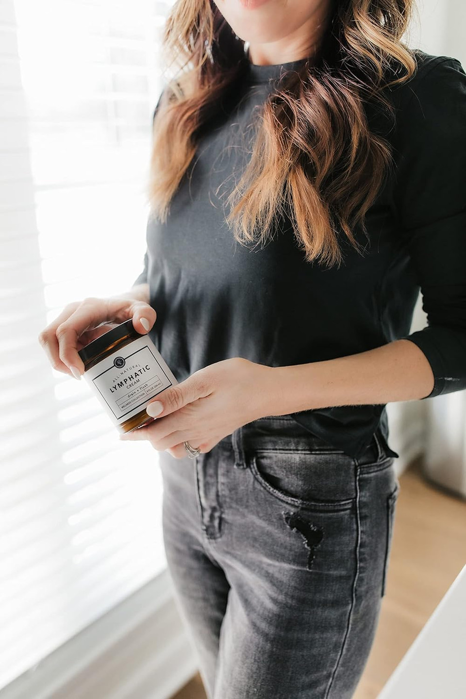 Rowe Casa Organics, Lymphatic Cream, Stimulates Lymph Fluid Drainage (9 Fl Oz.)