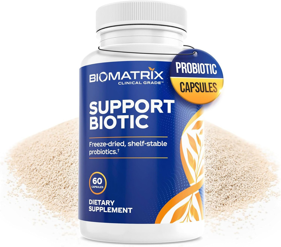 Saccharomyces Boulardii Digestive Probiotic  Heat-Stable  Yeast, Bloating, Sibo, Ibs  Broad-Spectrum Support With Bifidobacter, Acidophilus, Lactobacillus Strains | Support Biotic - 30-60 Servings