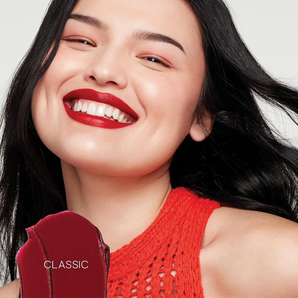 Saie Lip Blur Soft Matte Lipstick - Long Lasting Lipstick With Hydrating, Buildable Coverage - Enriched With Hyaluronic Acid + Softening Jojoba To Nourish Lips - Classic (0.07 Oz)