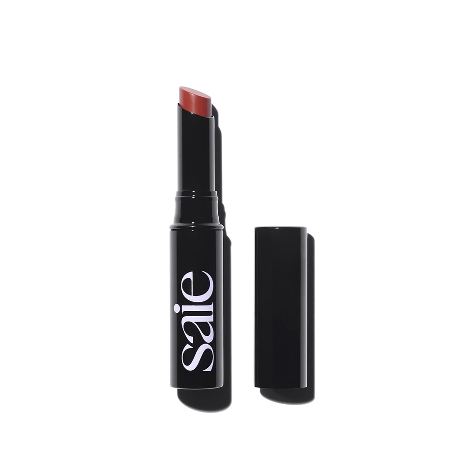 Saie Lip Blur Soft Matte Lipstick - Long Lasting Lipstick With Hydrating, Buildable Coverage - Enriched With Hyaluronic Acid + Softening Jojoba To Nourish Lips - Dada (0.07 Oz)