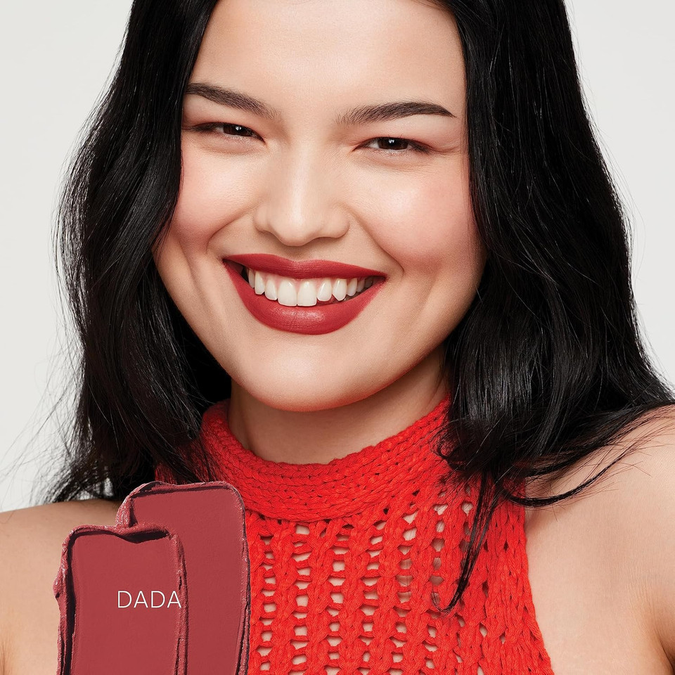 Saie Lip Blur Soft Matte Lipstick - Long Lasting Lipstick With Hydrating, Buildable Coverage - Enriched With Hyaluronic Acid + Softening Jojoba To Nourish Lips - Modern (0.07 Oz)