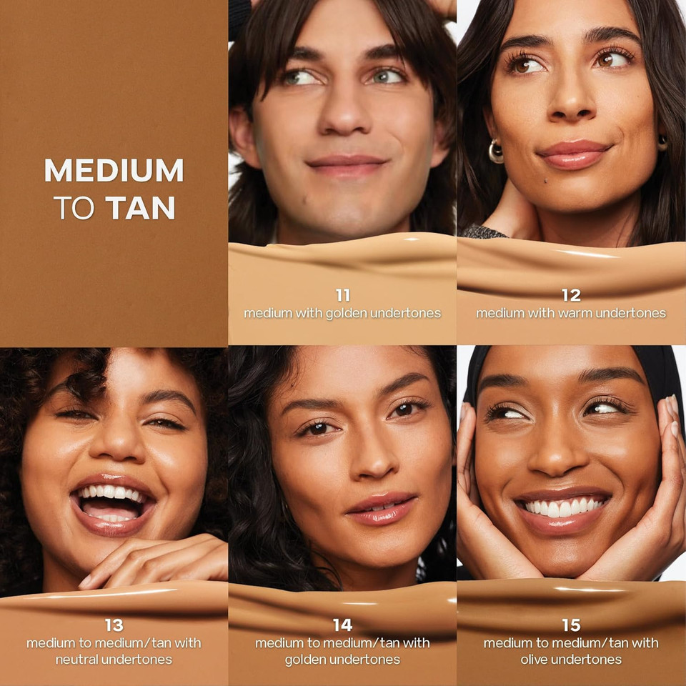 Saie Slip Tint Radiant Cream Concealer & All-Over Face Makeup - Concealer For Dark Circles, Redness & Blemishes - Lightweight Makeup Made With Hydrating Hyaluronic Acid - Shade 12 (0.17 Oz)