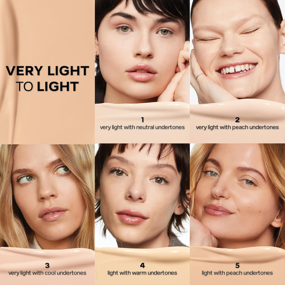 Saie Slip Tint Radiant Cream Concealer & All-Over Face Makeup - Concealer For Dark Circles, Redness & Blemishes - Lightweight Makeup Made With Hydrating Hyaluronic Acid - Shade 2 (0.17 Oz)