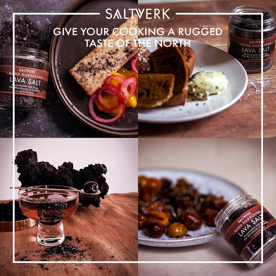 Saltverk Icelandic Sea Salt - Lava + Arctic Thyme Bundle